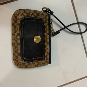 Coach wristlet/clutch